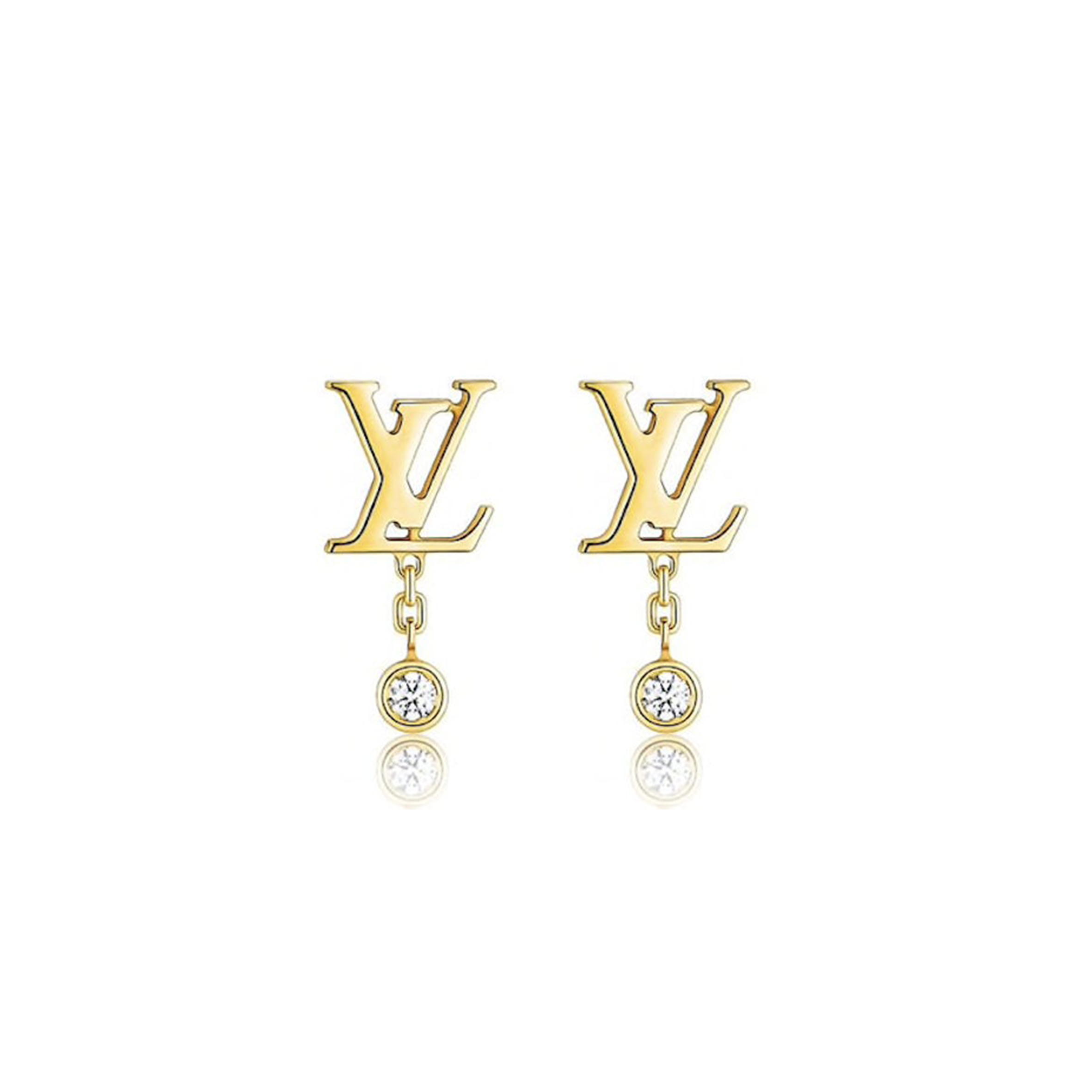 l**is v*t*n idylle blossom Di*m*nd lv earrings q96495